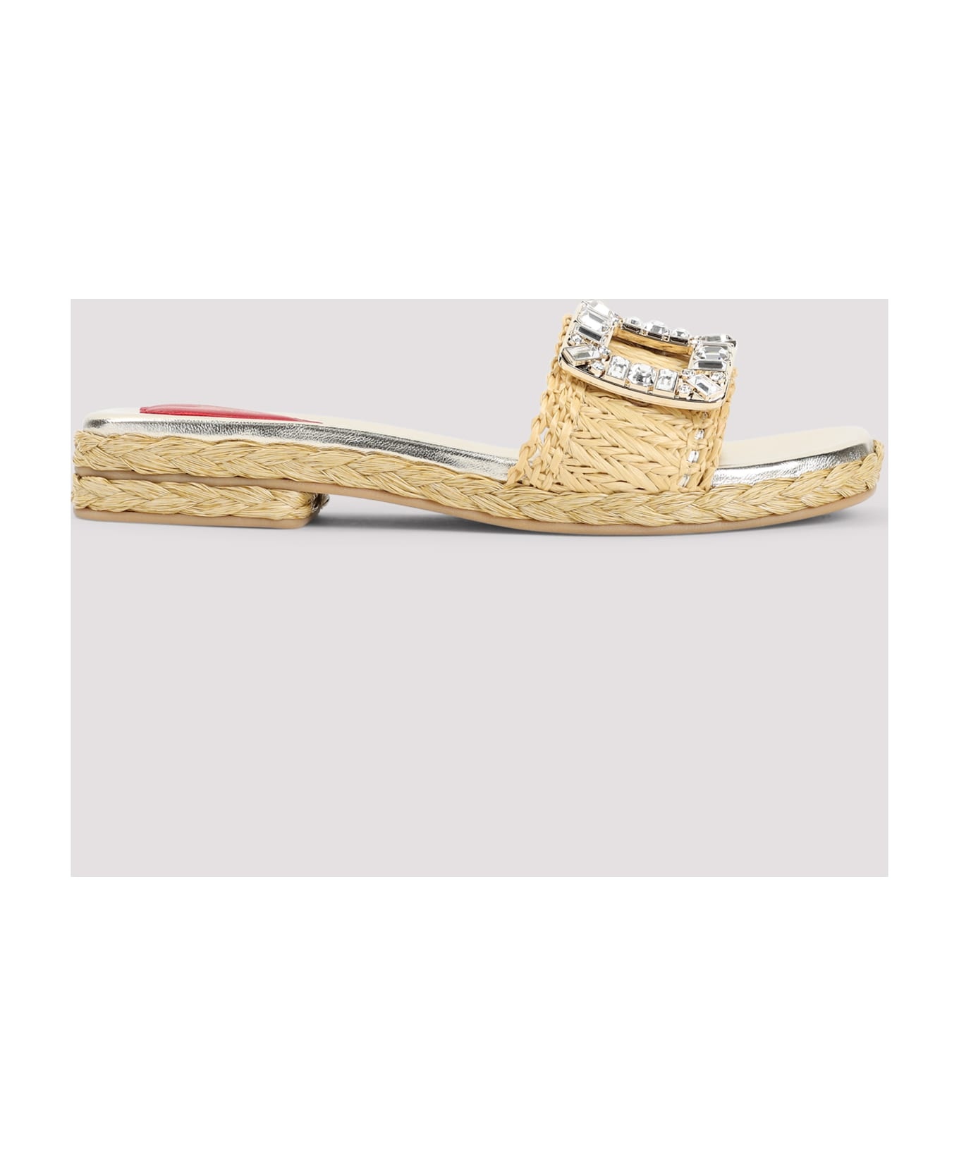 Strass Buckle Raffia 25 Espadrillas - 3