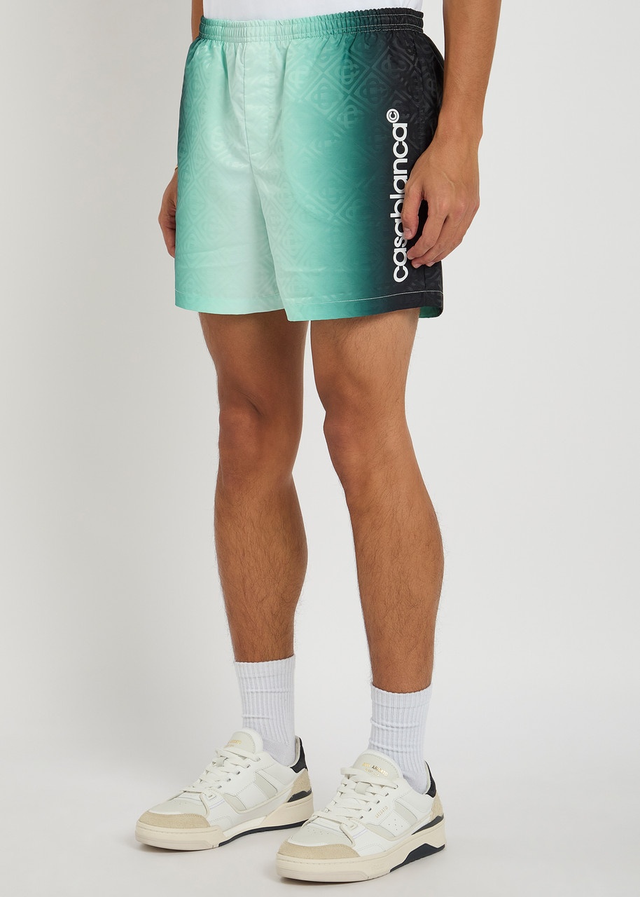 Casablanca Logo-monogrammed Jacquard Shell Swim Shorts - 2