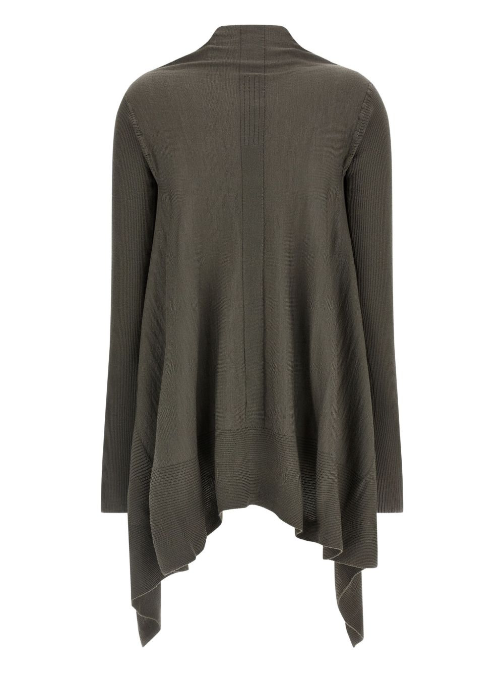 ribbed wrap cardigan - 2