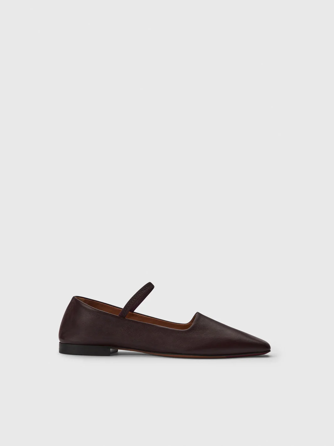 Petina Walnut Nappa Mary Jane Flats - 1
