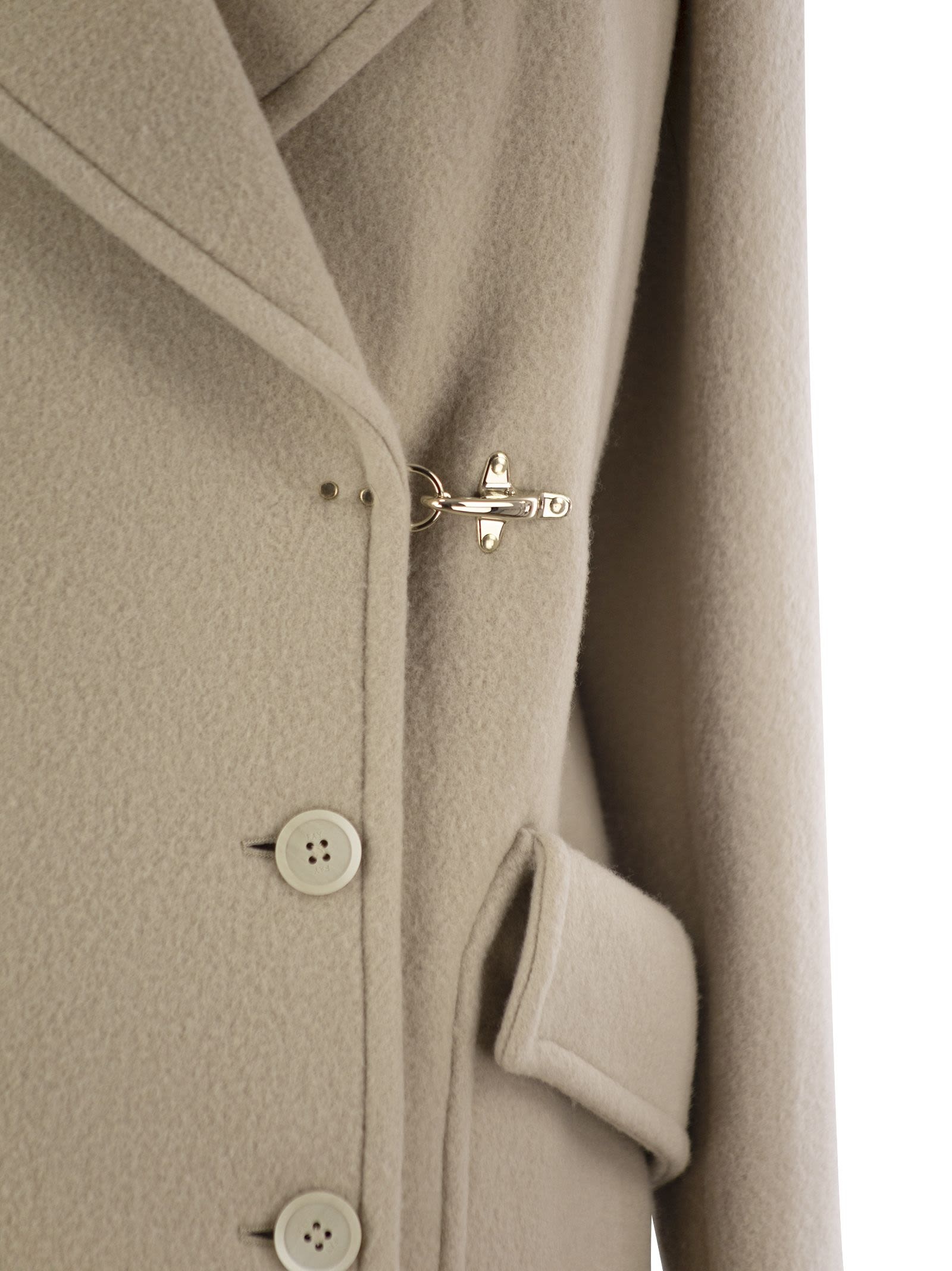 コート Fay Wool and Cashmere Peacoat 20c710339b170b98a69260de18e400