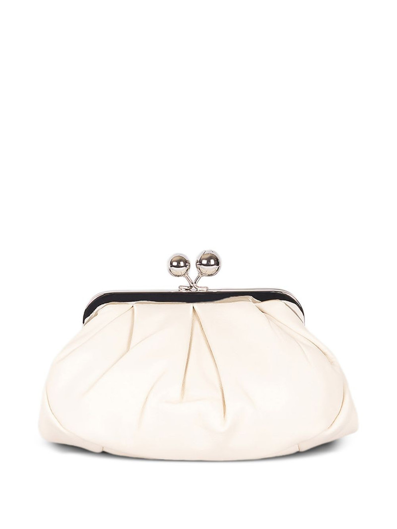 WEEKEND Max Mara Small Pasticcino ruched chain clutch bag outlook