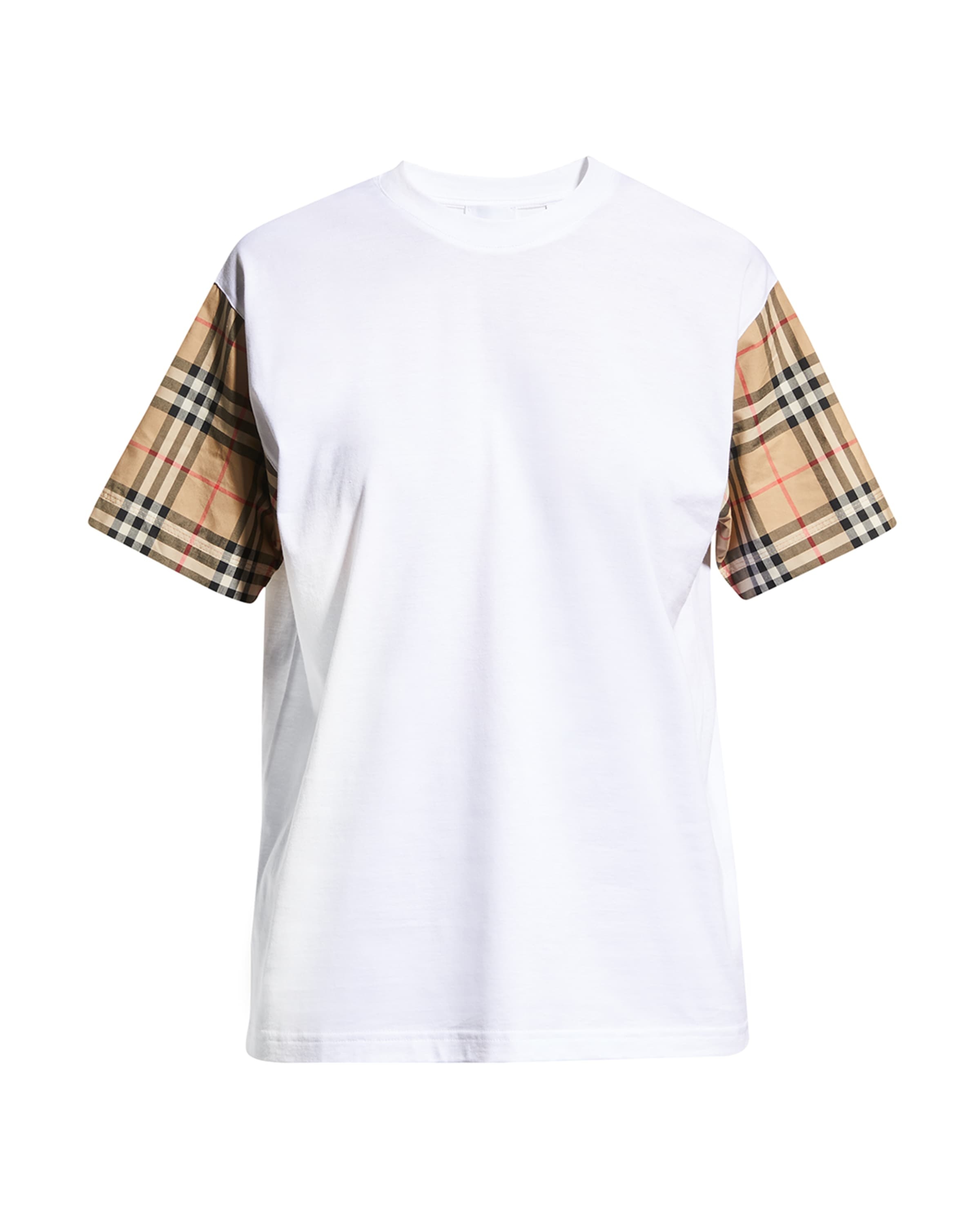 Oversized Vintage Check T-Shirt - 3