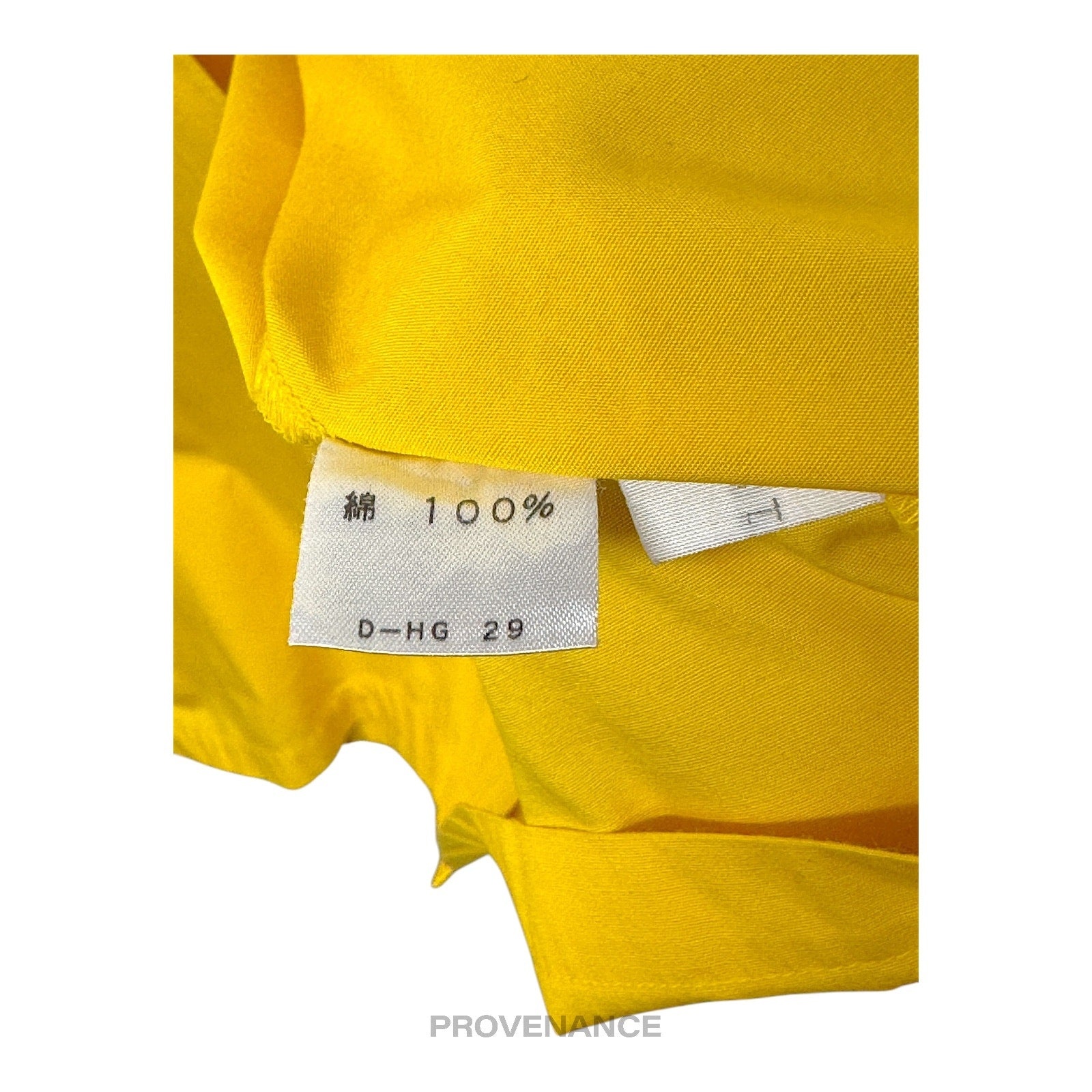 Balenciaga Sports Embroidered Bowling Shirt - Yellow M - 11