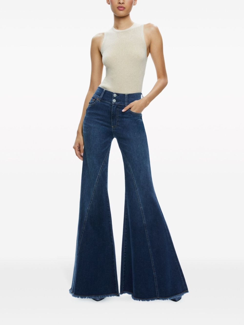 Beautiful Seamed flared jeans - 3