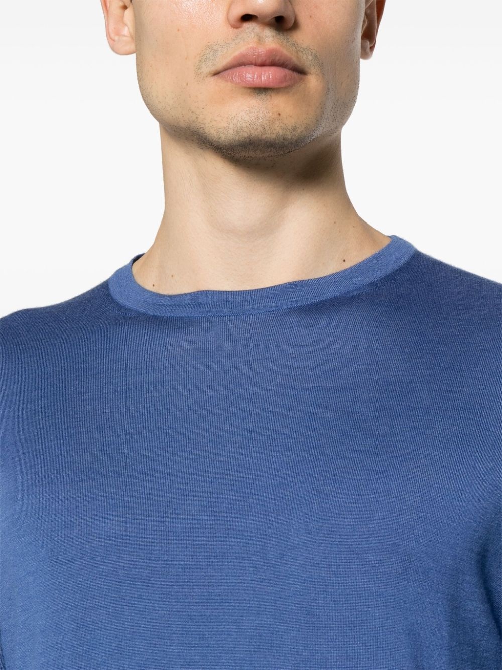 mÃ©lange ribbed jumper - 5