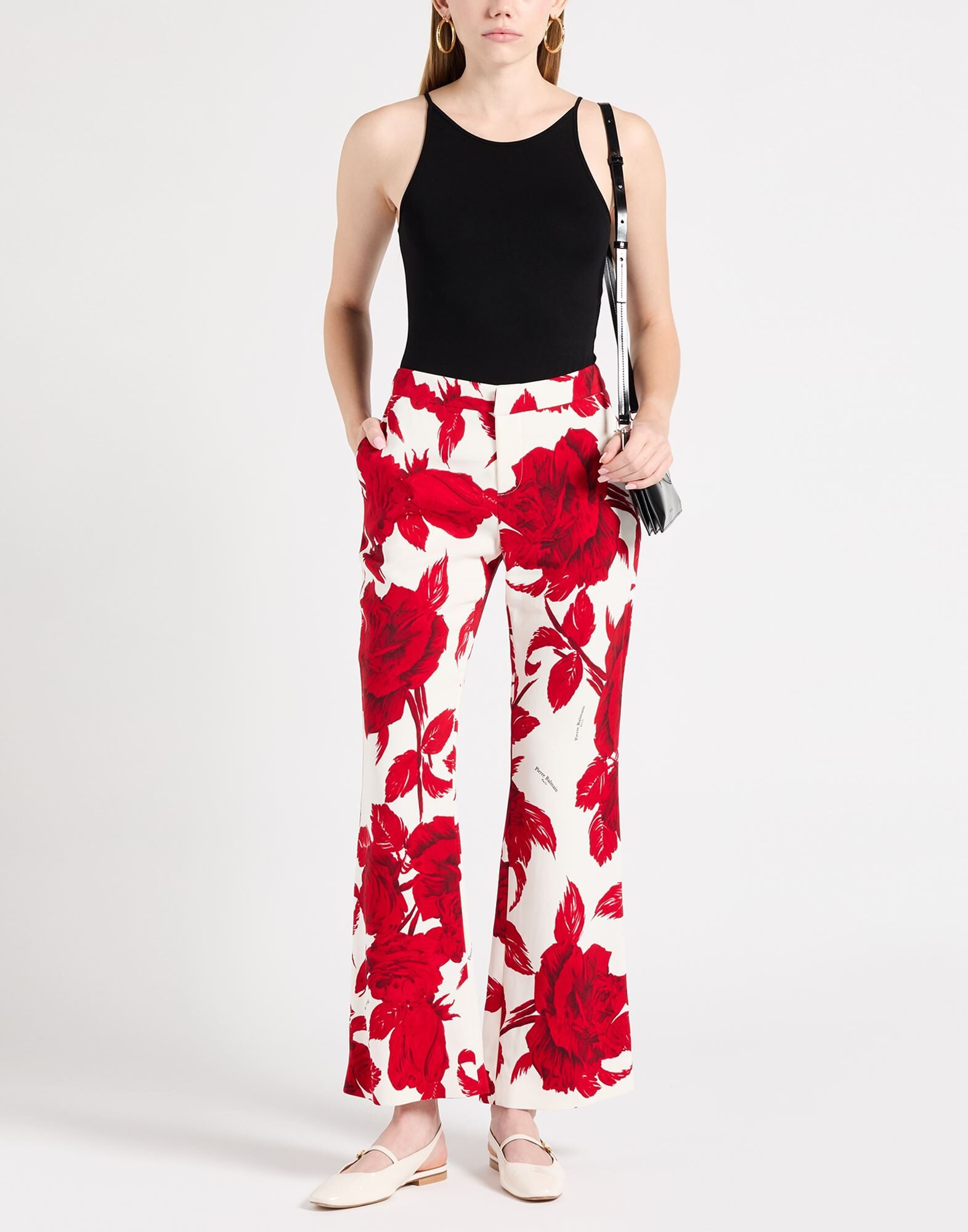 Red Women's Casual Pants - 3