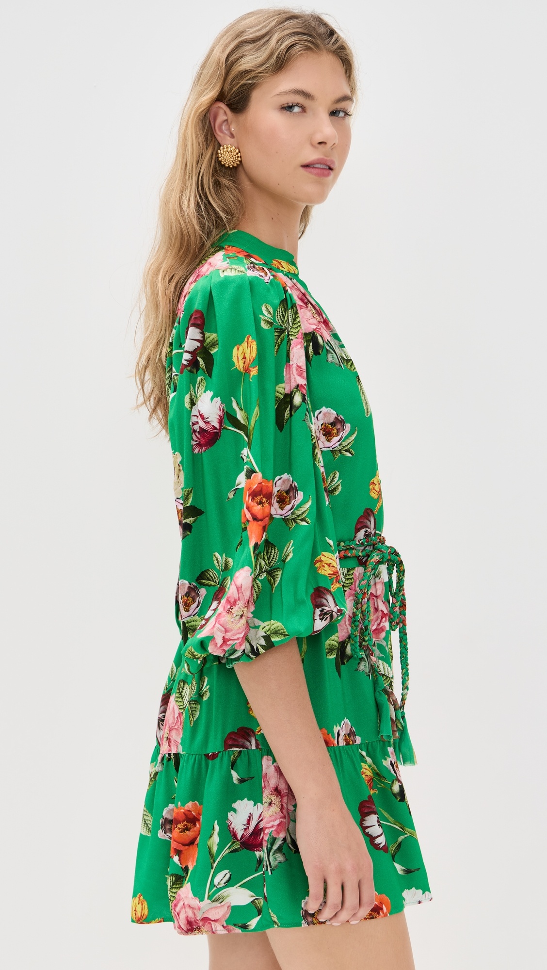 Antonette Button Front Mini Dress - 3