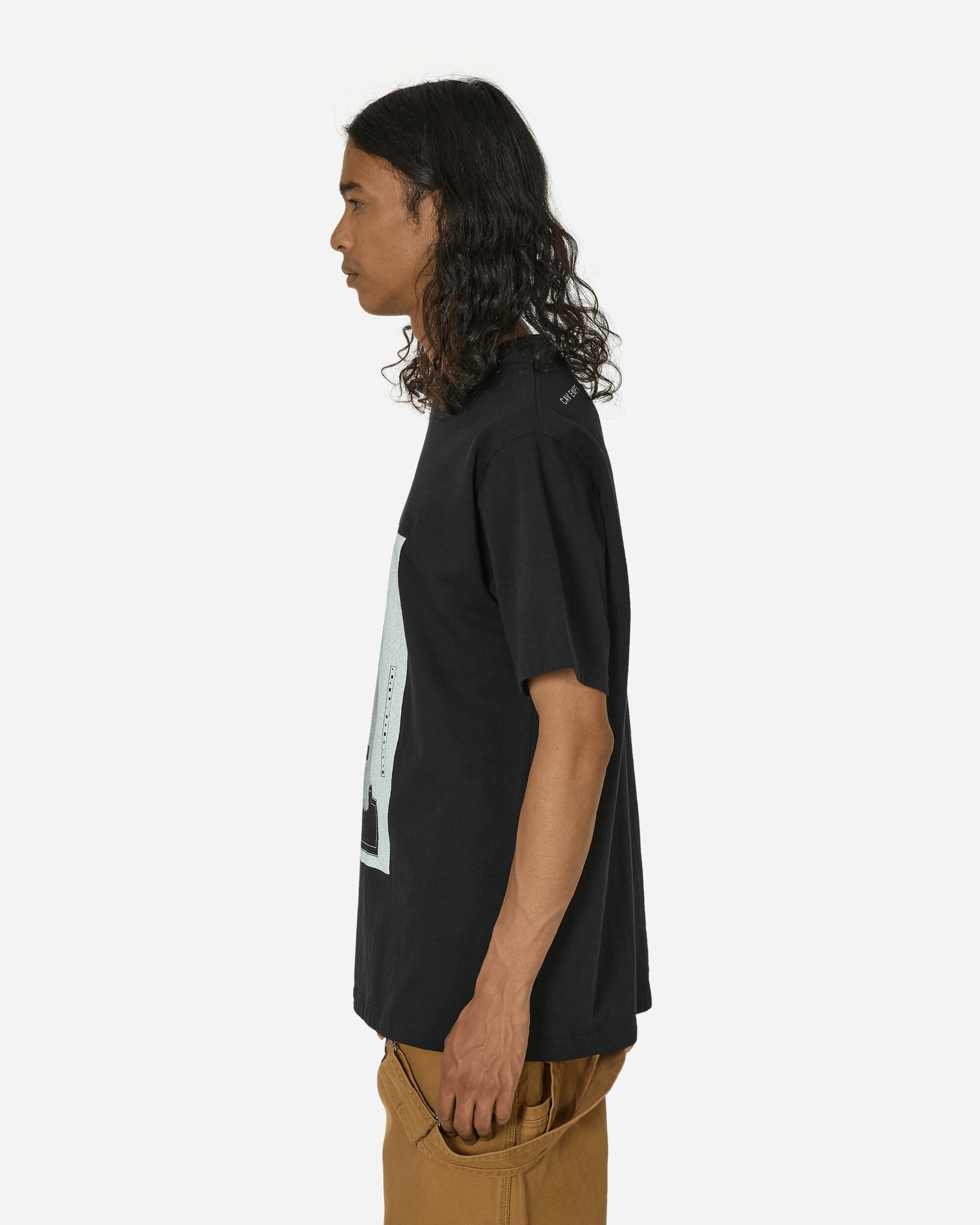 Cav Empt VS 48io 8DJ4 T-Shirt Black | slamjam | REVERSIBLE
