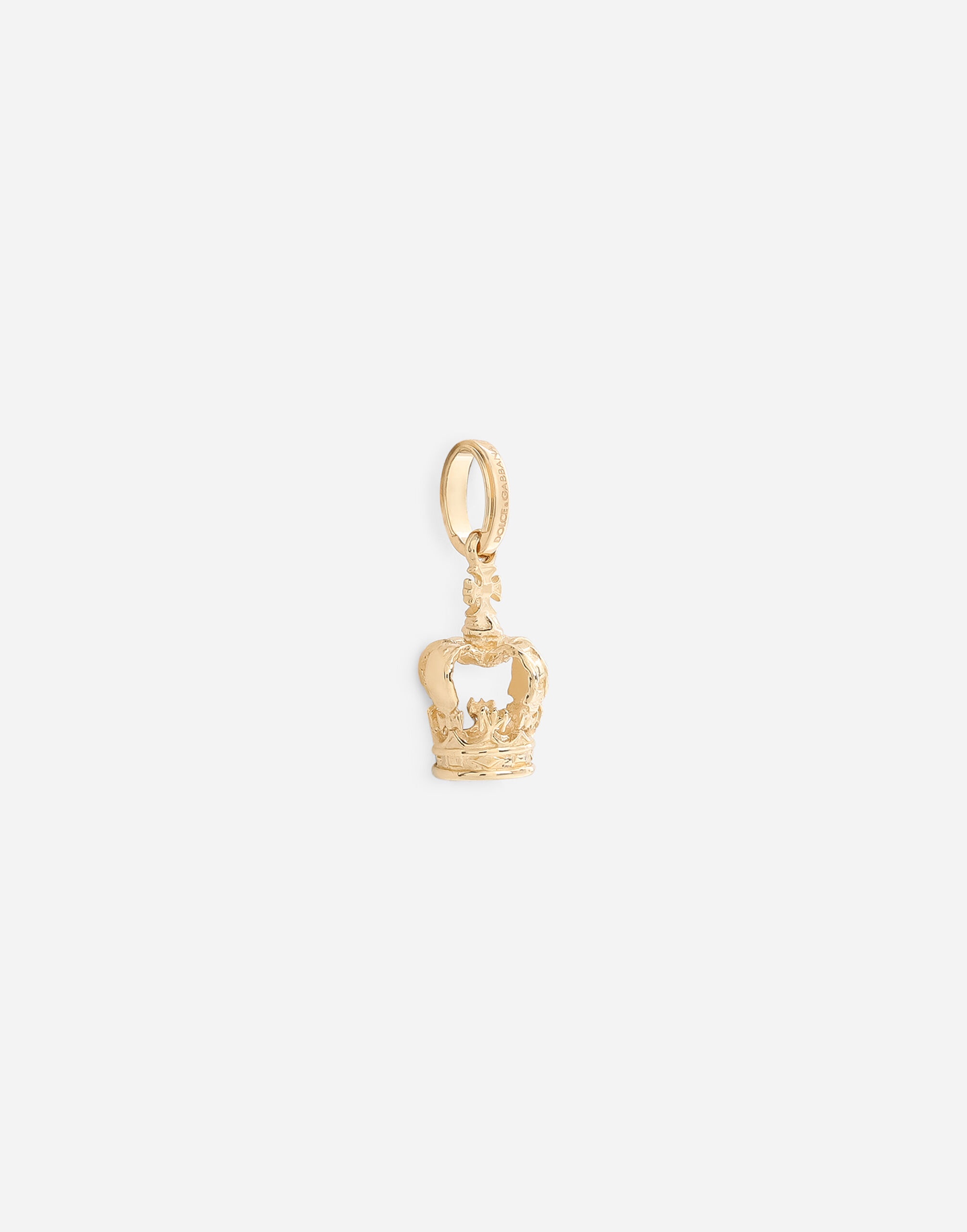 Crown Yellow gold charm - 2