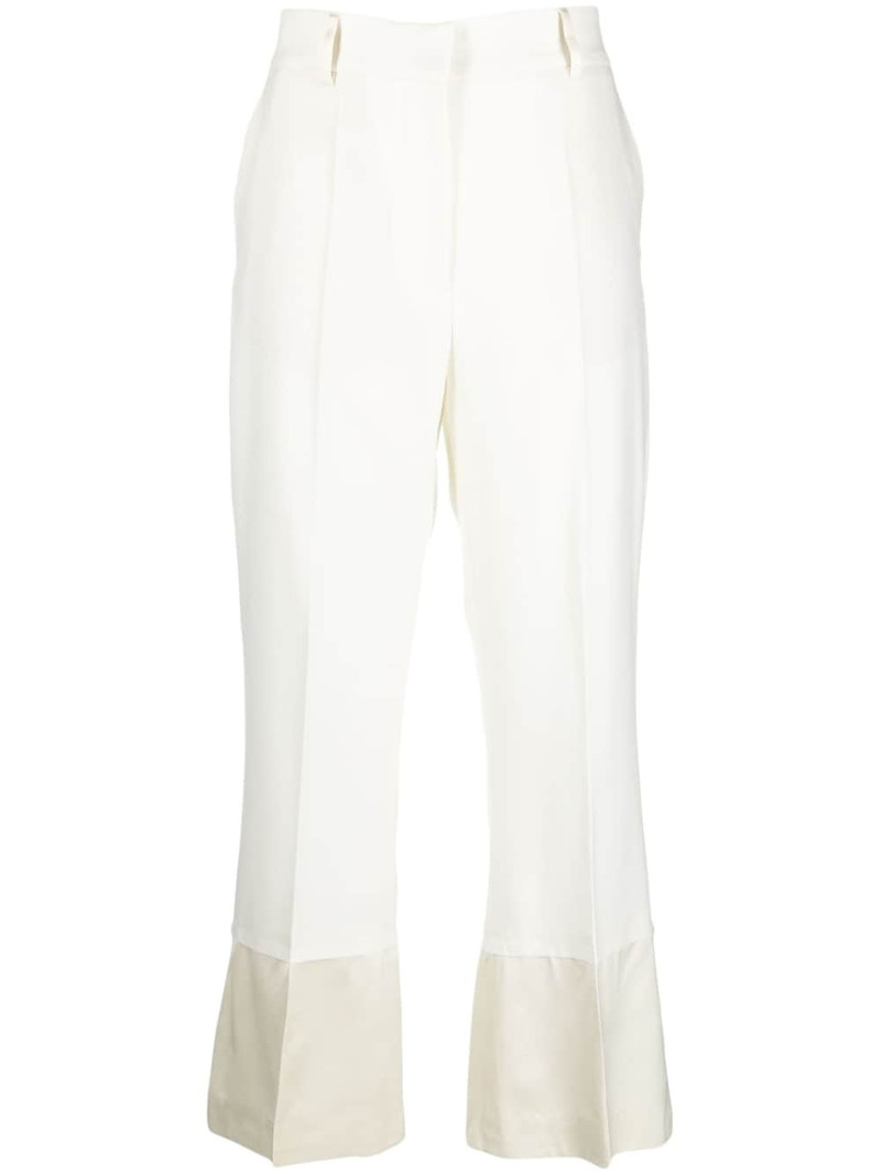 Harmony straight-leg wool trousers 1