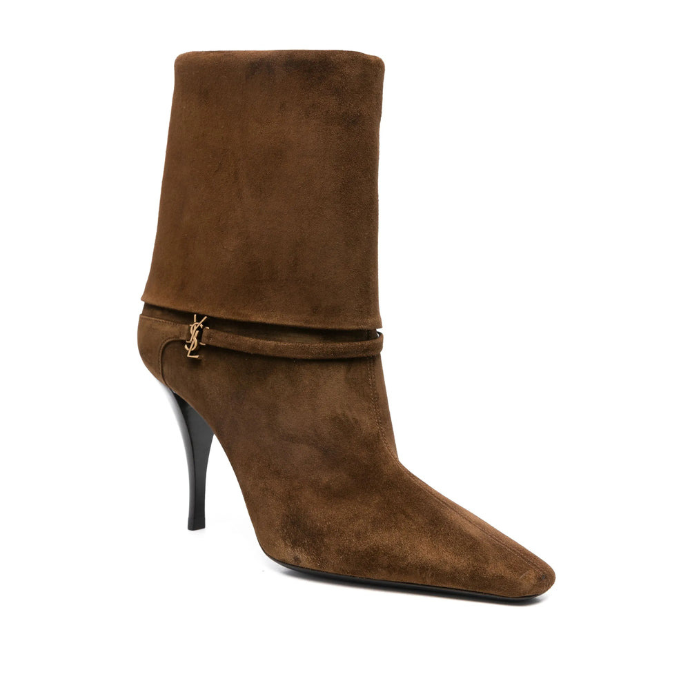 Saint Laurent Brown Boots Women - 4