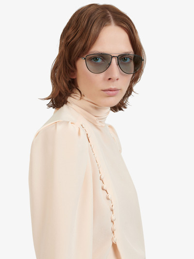 Givenchy GV Cut sunglasses in metal outlook