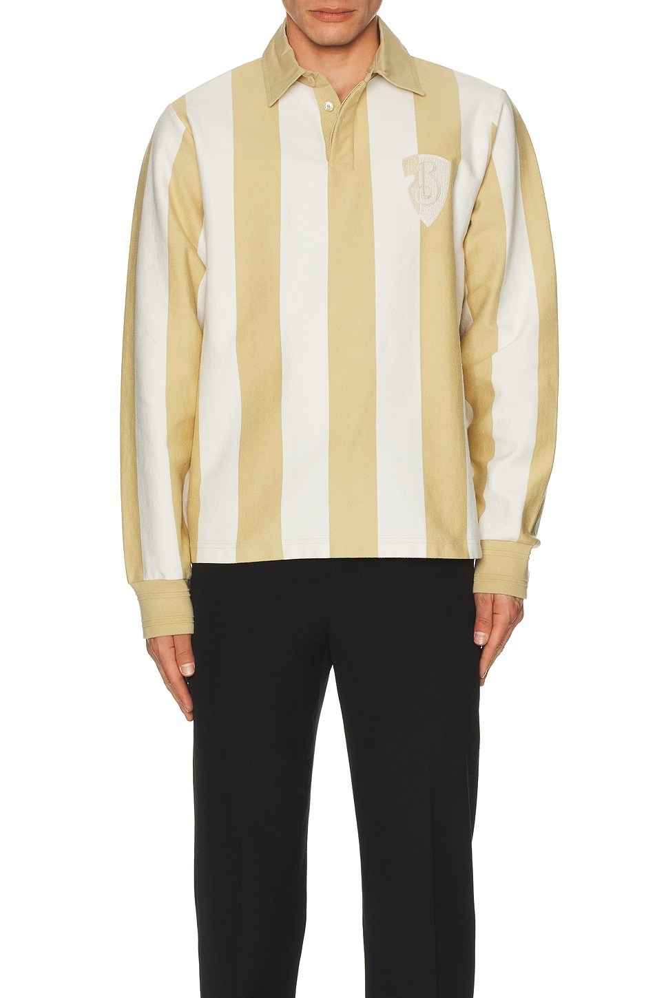 Panel Rugby Top With B-Shield Embroidery - 4