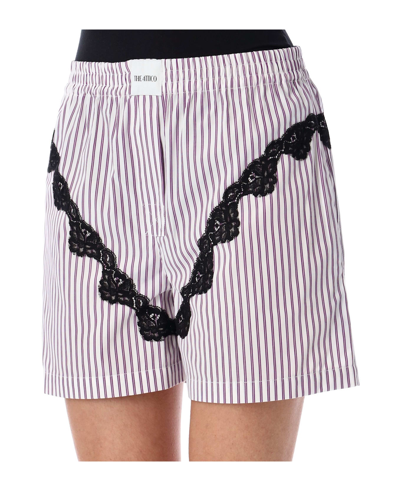 Striped Short Pants - 3