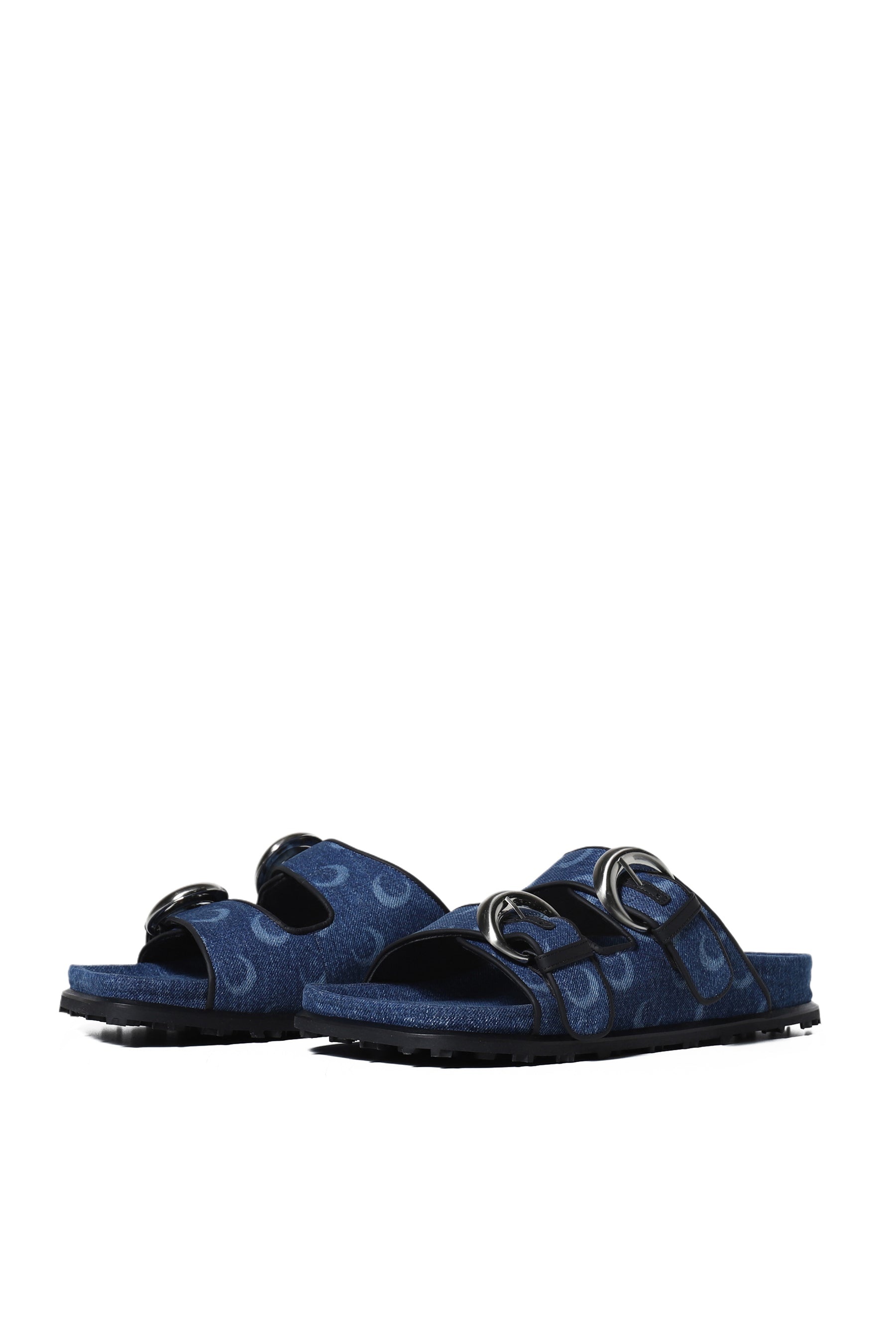 REGENERATED DEADSTOCK DENIM MS GROUND SANDAL / BLU LASER+WASH - 7