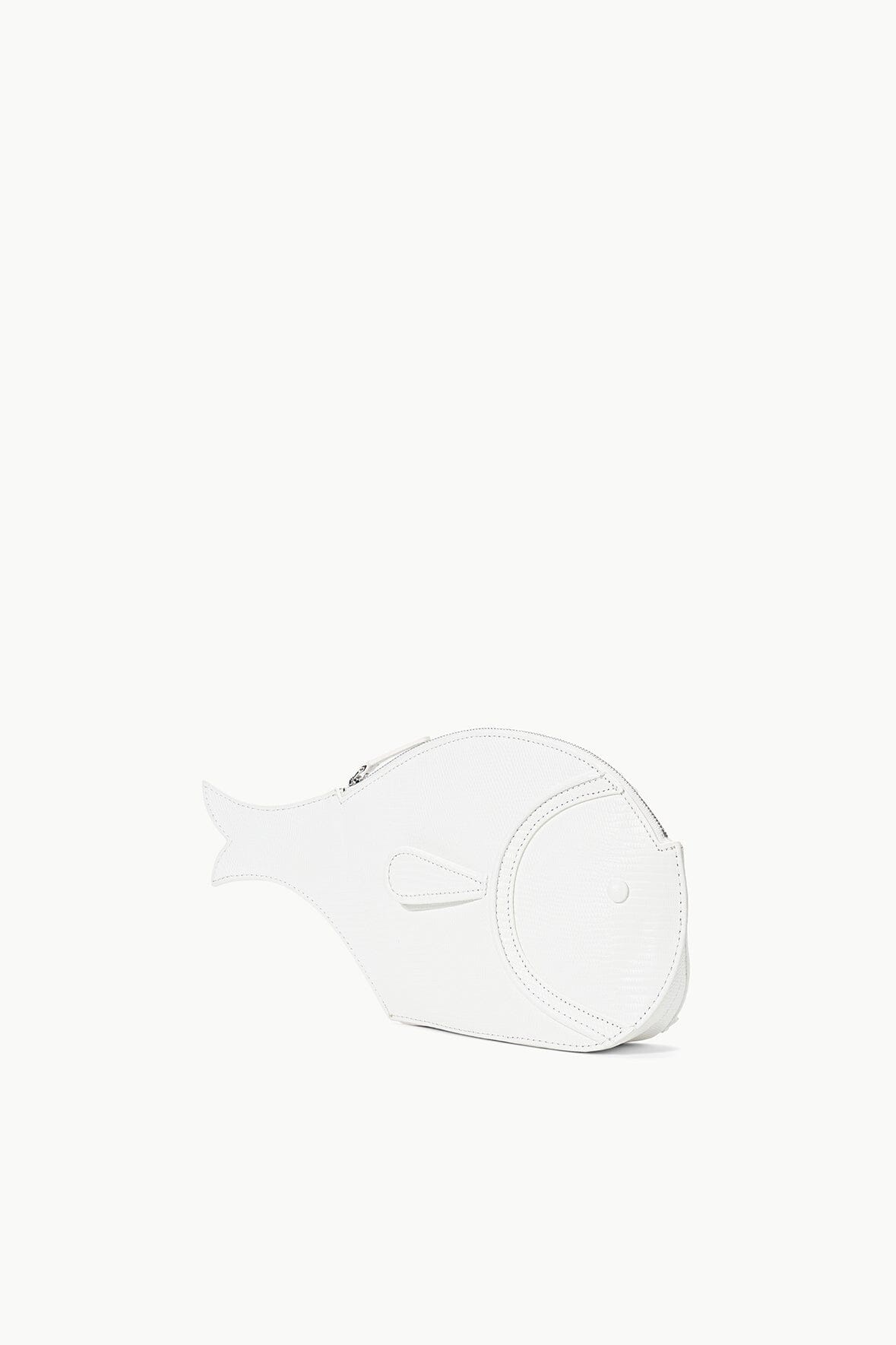 STAUD PESCE LEATHER CLUTCH PAPER - 3