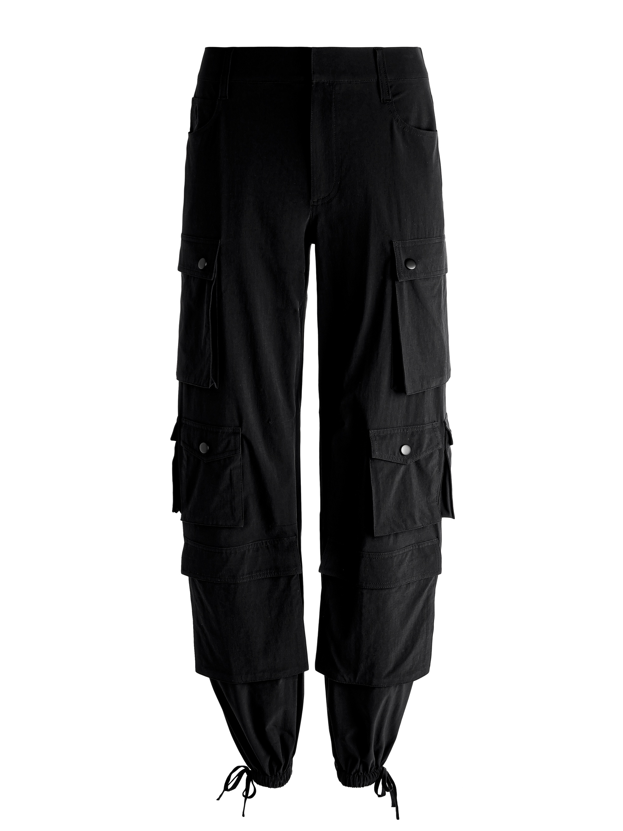 OLYMPIA MID RISE BAGGY CARGO PANTS - 1