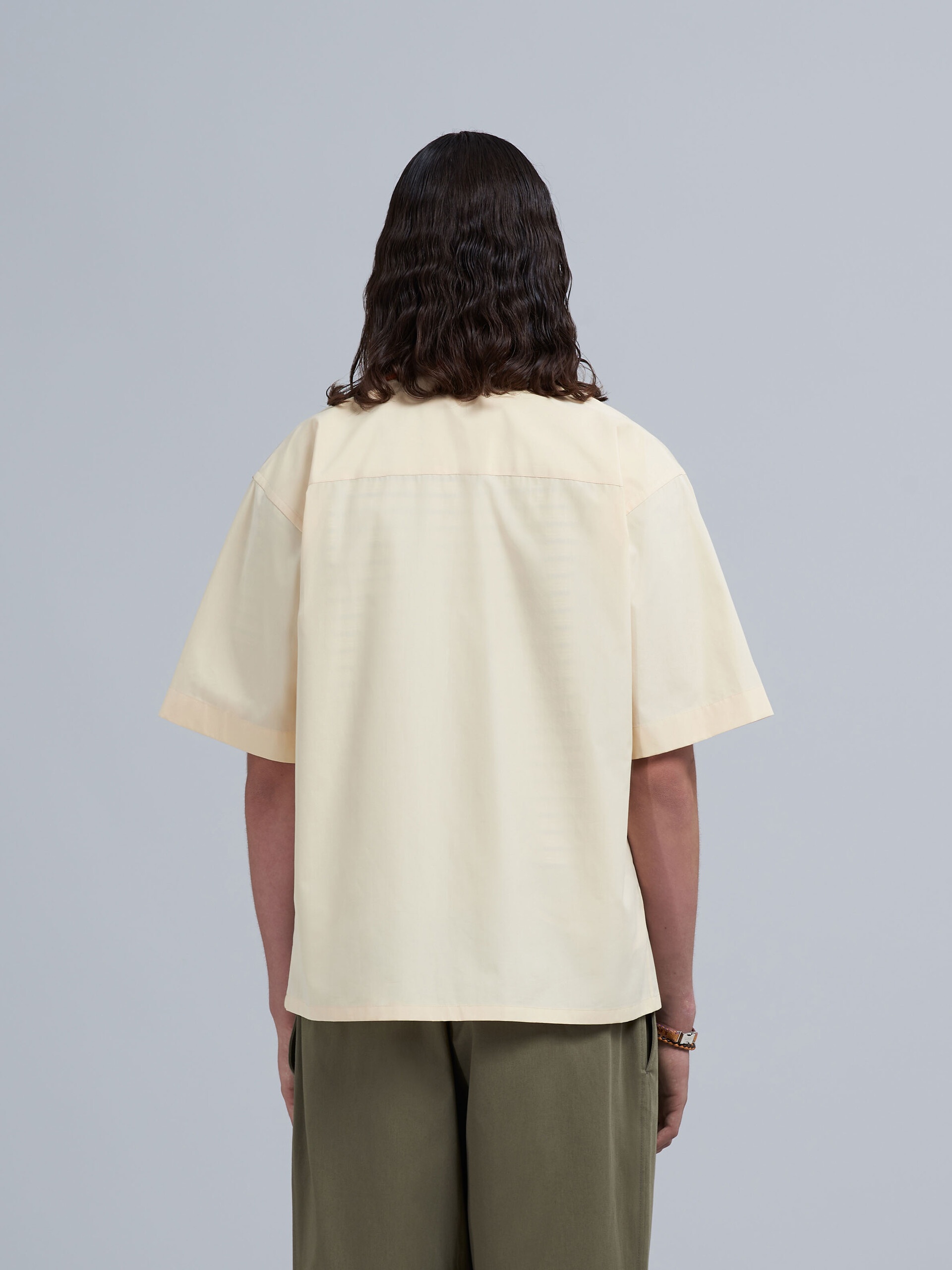 BIO POPLIN AND CORDUROY BOWLING SHIRT - 3