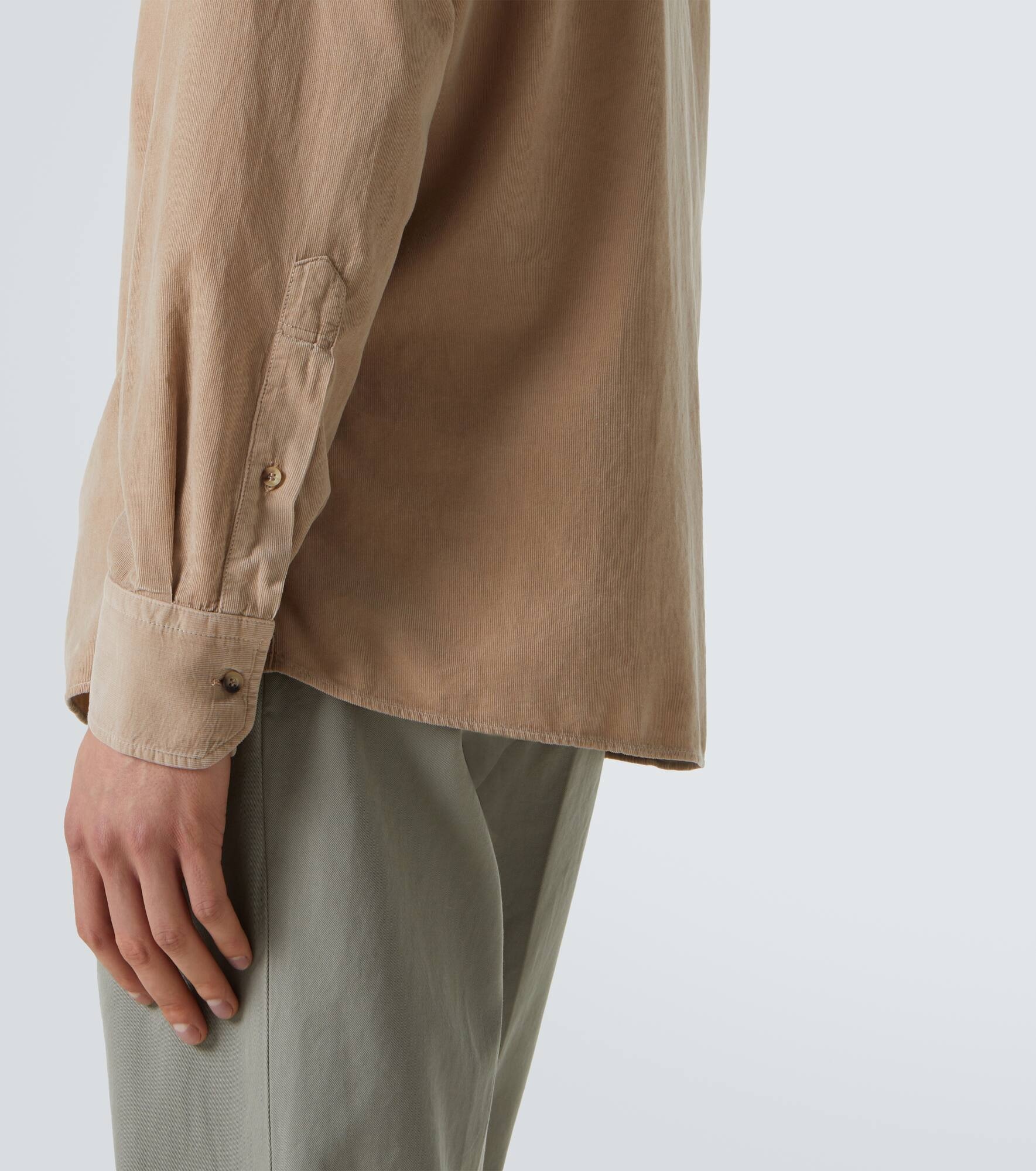 Cotton micro corduroy shirt - 6
