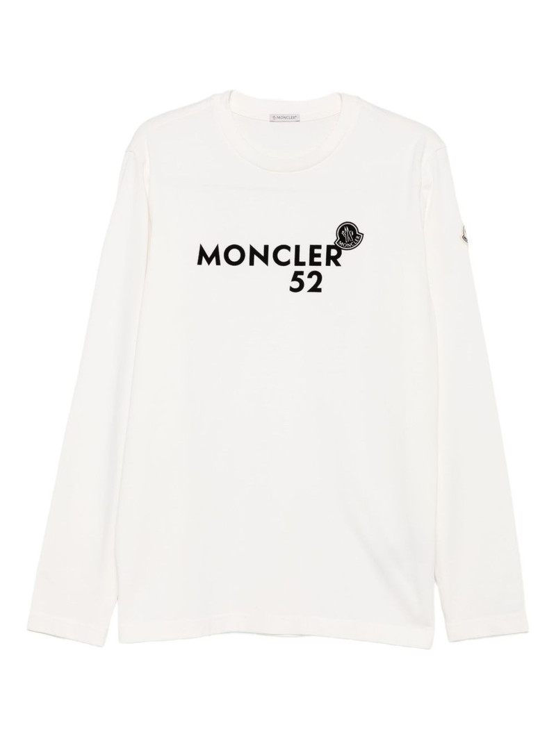 logo-print long-sleeve T-shirt 1