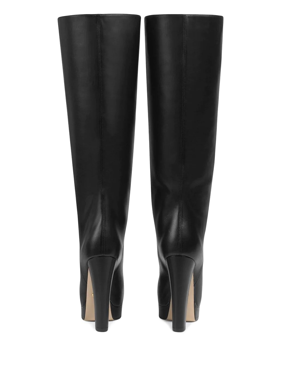 platform knee length 130mm boots - 3