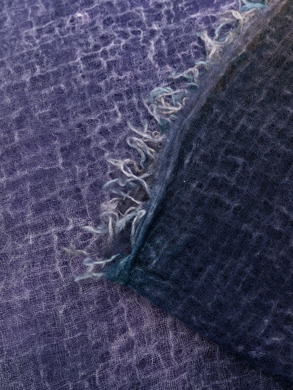 frayed-edge cashmere scarf - 3