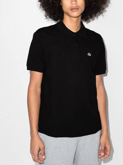 LACOSTE logo-patch short-sleeve polo shirt outlook