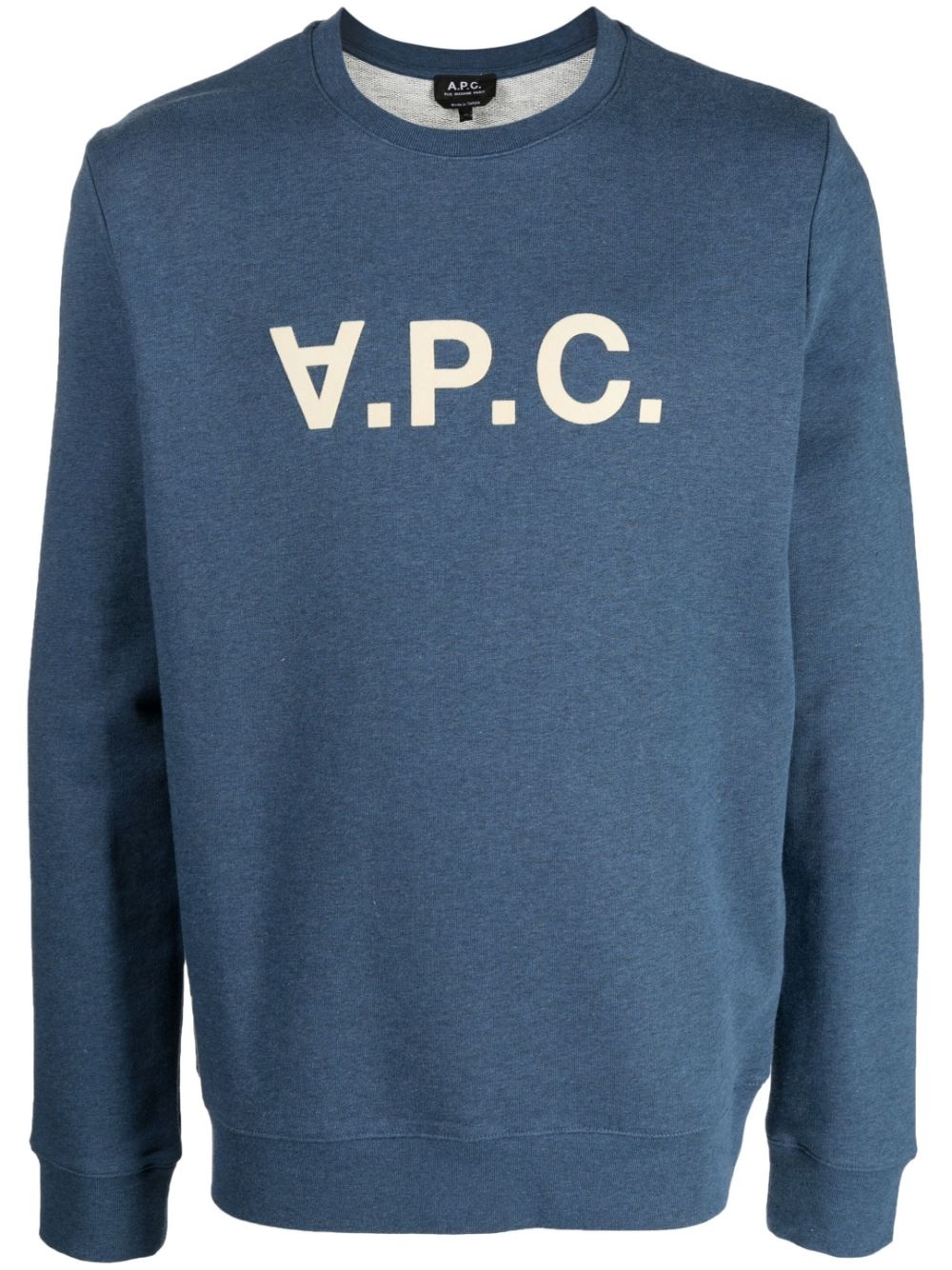 V.P.C. flocked-logo sweatshirt - 1