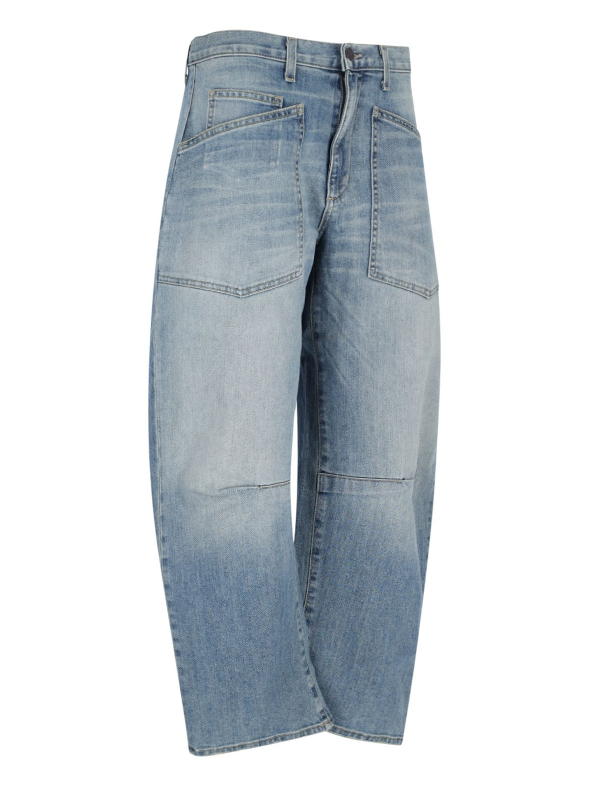 'SHON' CURVED JEANS - 3
