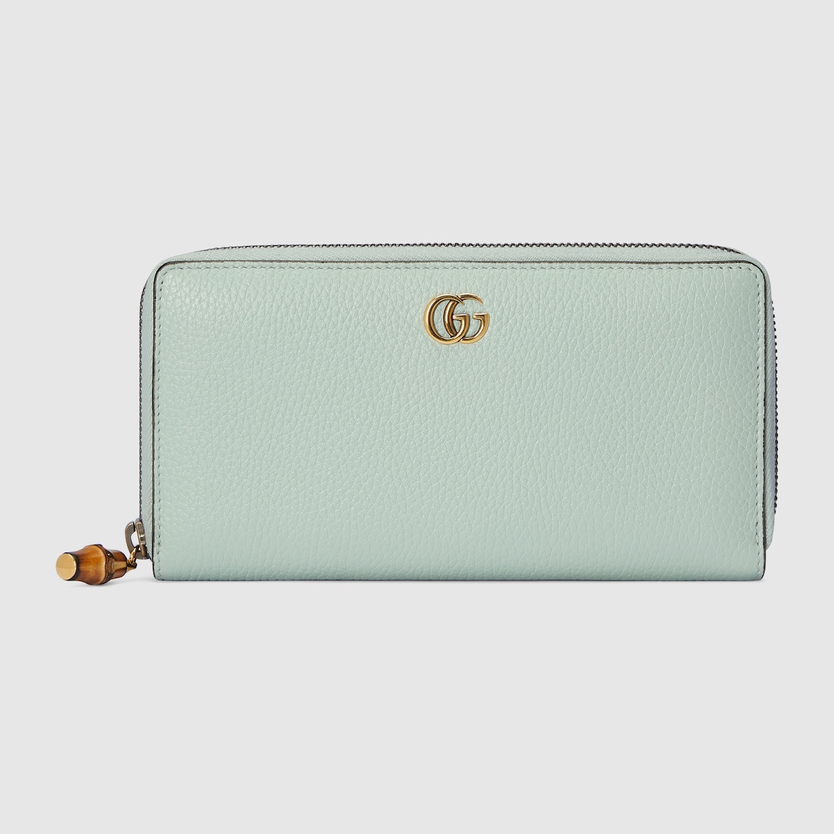 Double G zip wallet with bamboo - 1