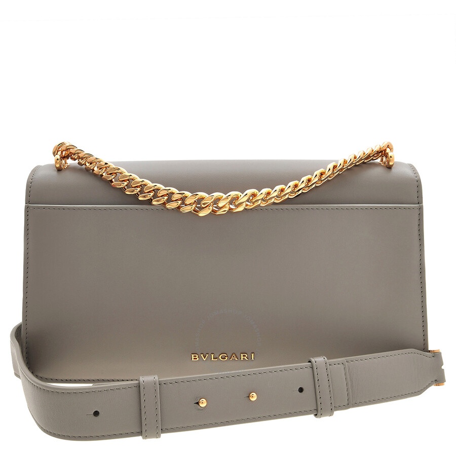 Bvlgari Grey East-West Serpenti Shoulder Bag - 3