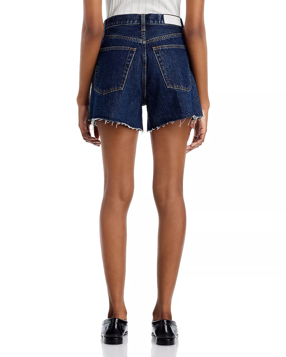 90s Low Slung Denim Shorts - 3