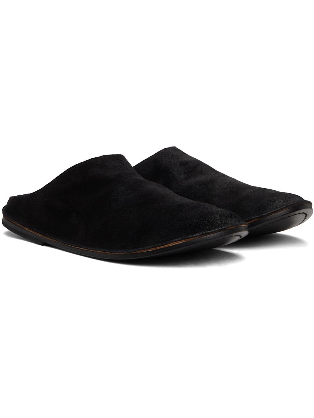 Black Strasacco Mules - 4