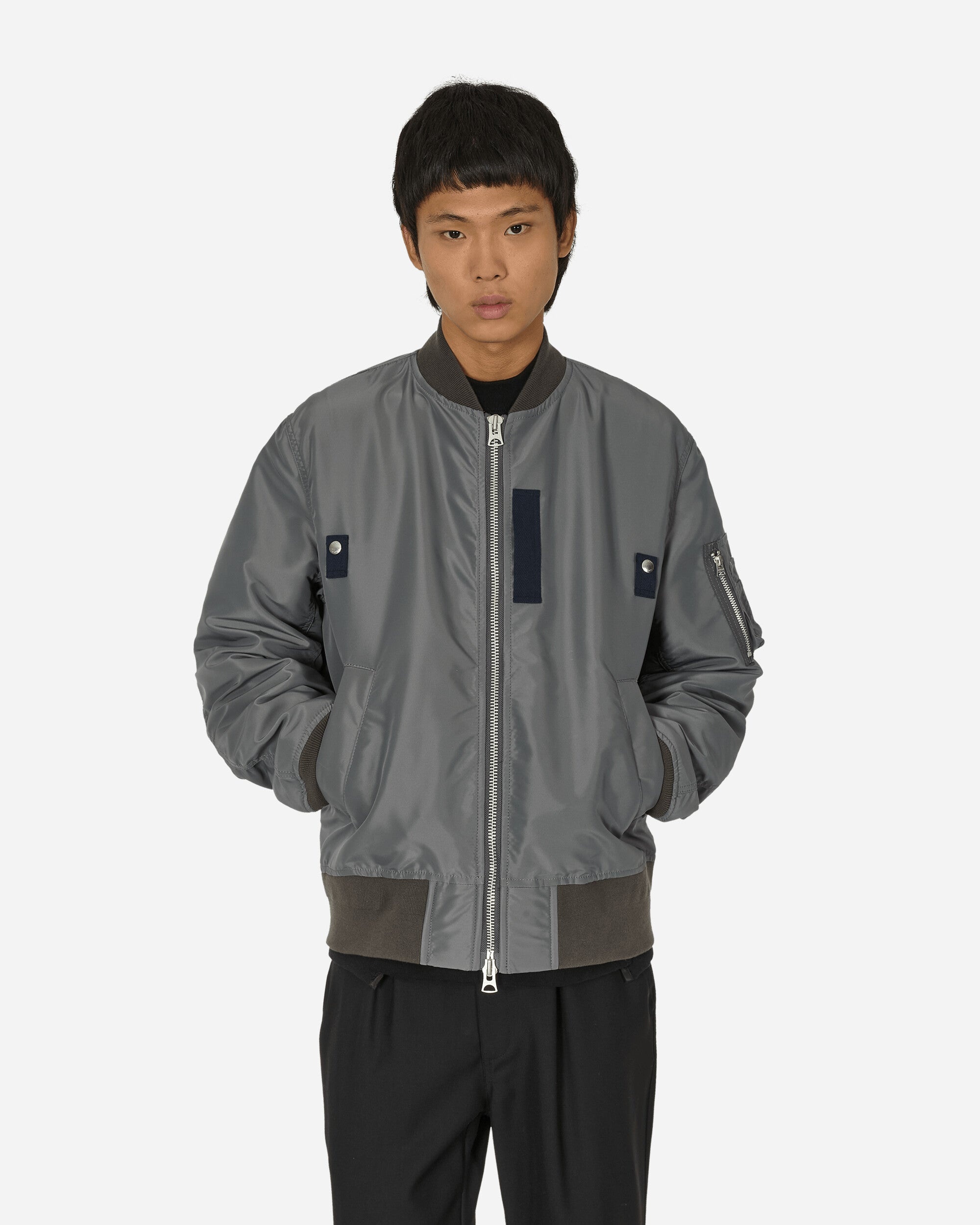 Reversible Twill Bomber Jacket overstrike for