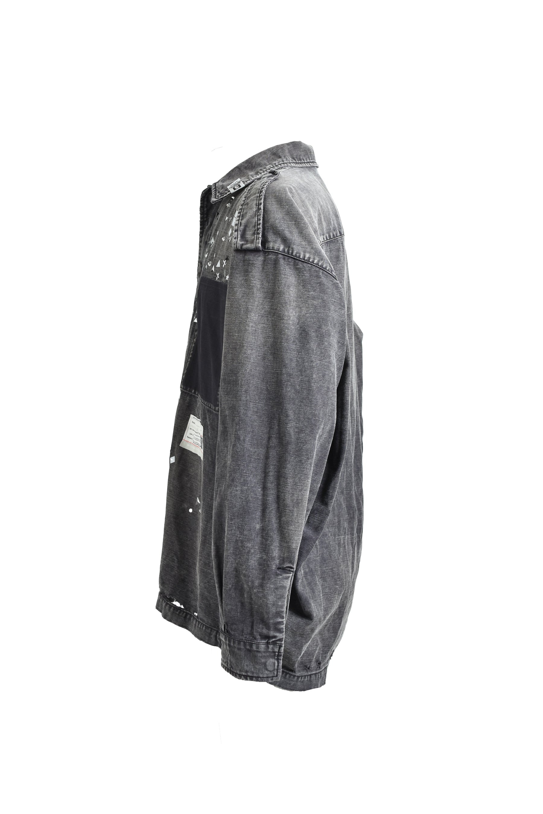 EMBELLISHED MILITARY SHIRTS / BLK - 7