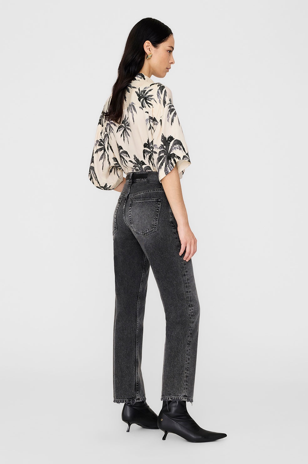 Tristan Shirt - Black Palm - 3