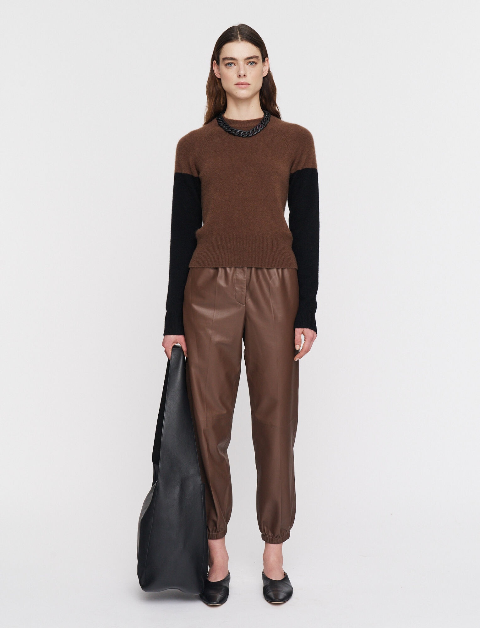 Brushed Cashmere Round Neck Jumper - 2