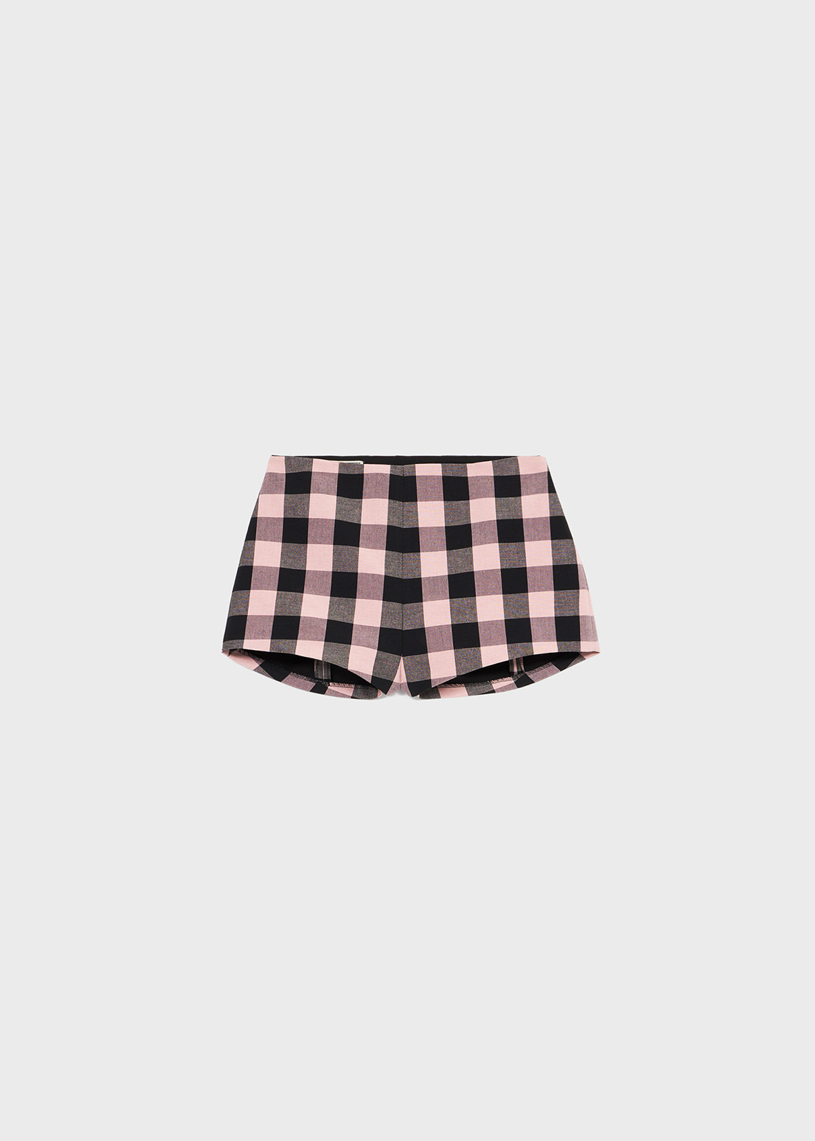 BONDED VICHY SHORTS - 1