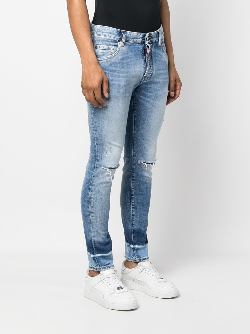 skinny washed denim jeans 3