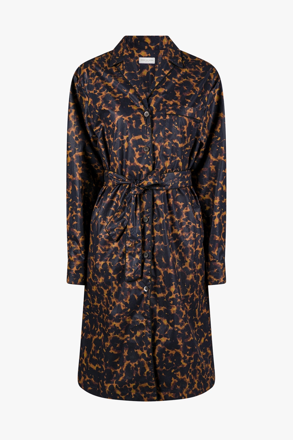 PRINTED SHIRT DRESS - 1