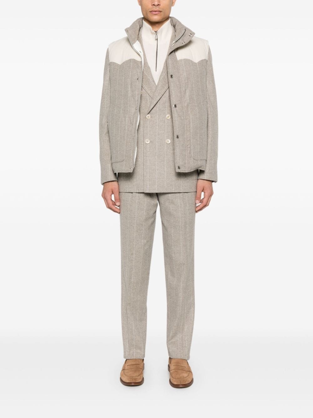 pinstriped suit - 2
