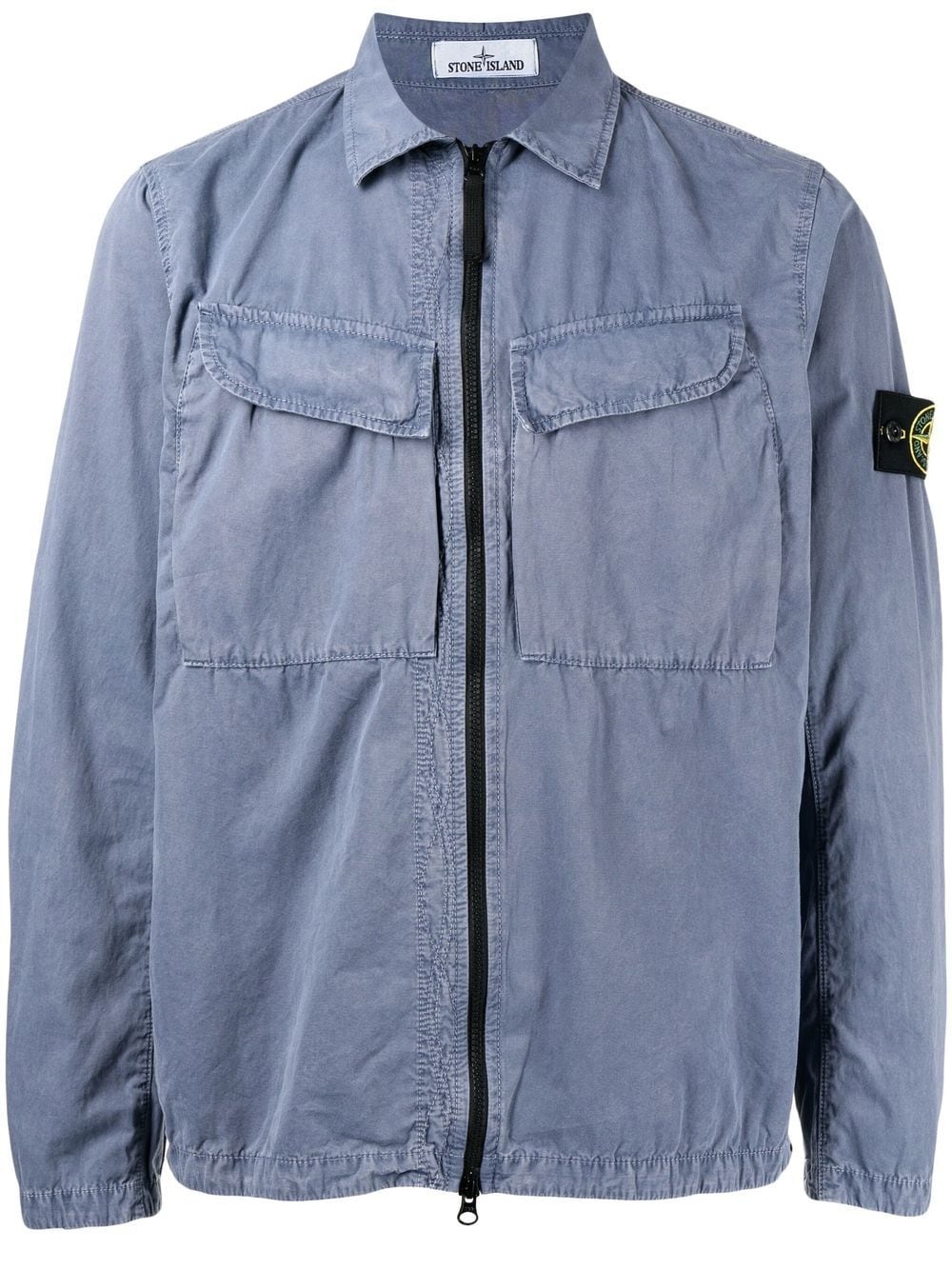 flap-pocket lightweight jacket - 1