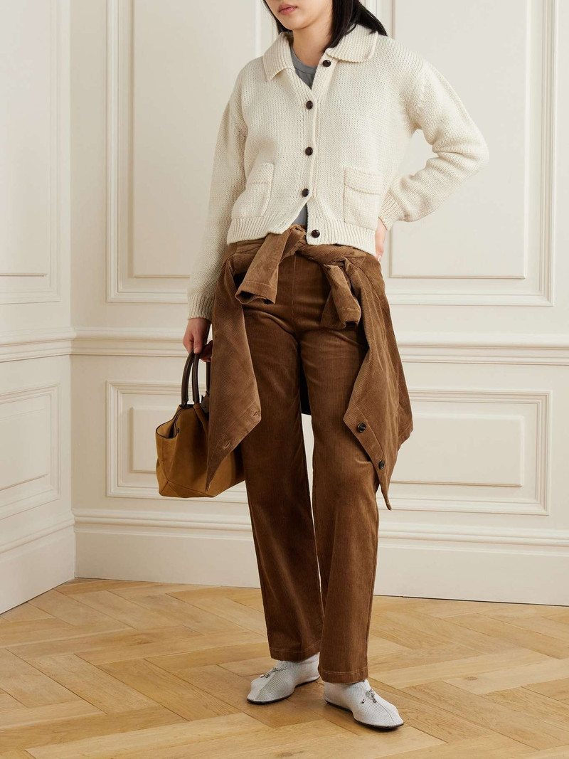 &DAUGHTER Merino wool cardigan Cream outlook