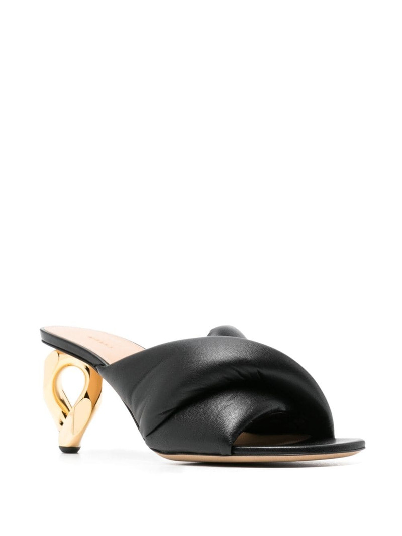 JW Anderson 80mm Chain slip-on sandals outlook