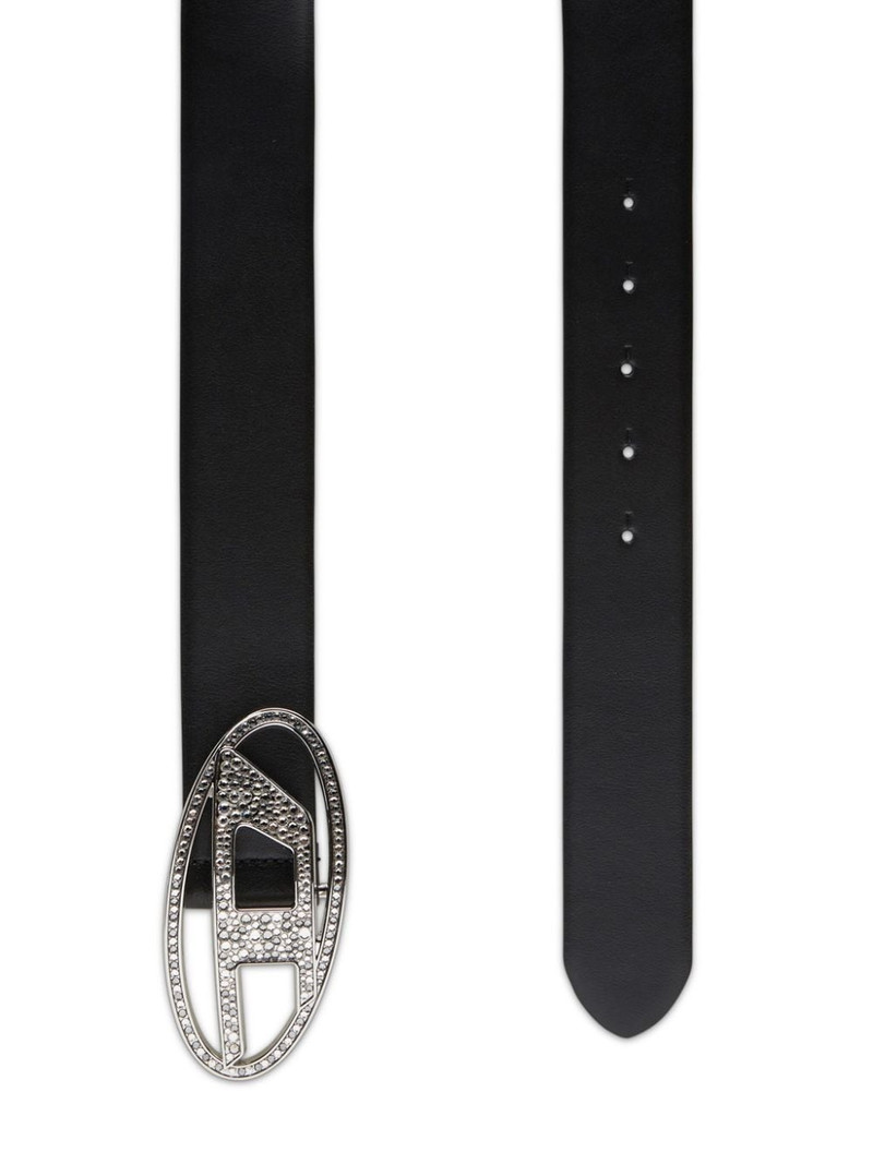 Diesel B-1dr Strass leather belt outlook