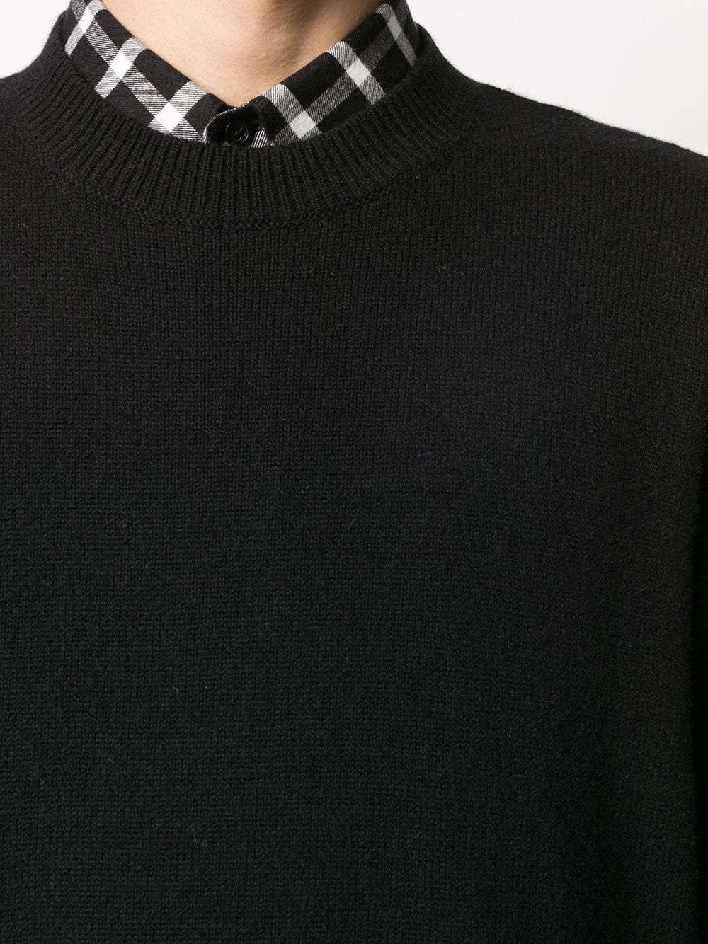 oversized ribbed crewneck jumper - 5