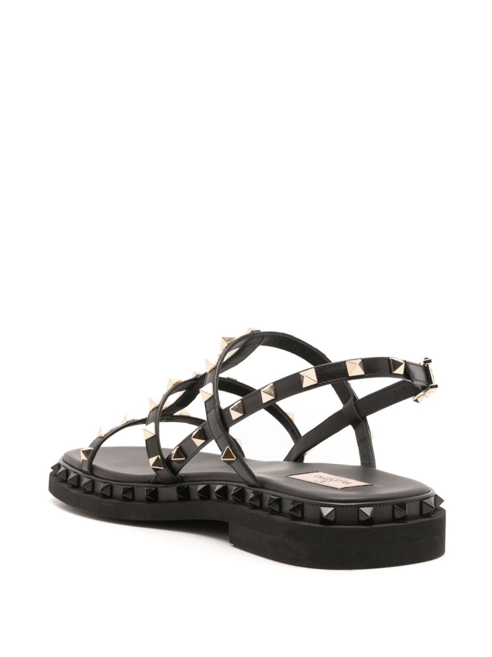 Rockstud 35mm leather sandals - 3