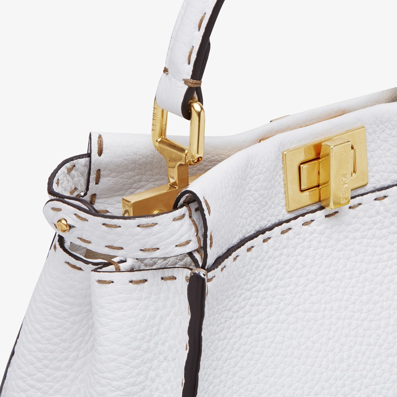 White Cuoio Romano leather bag - 6