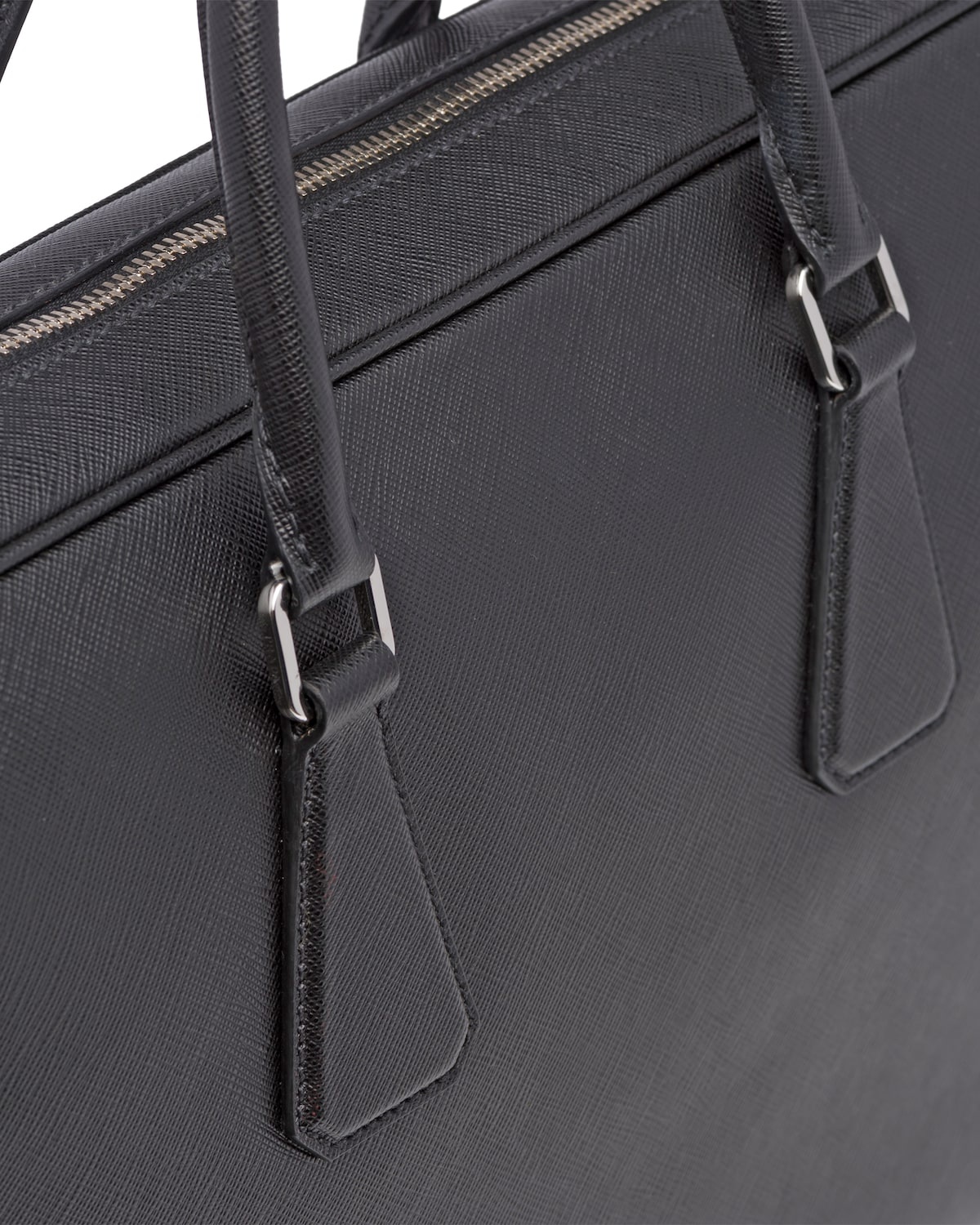 Saffiano Leather Briefcase - 6